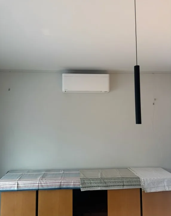 Airco boven het werkblad
