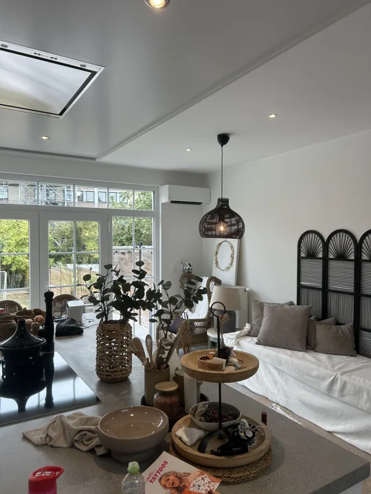 Wandmodel in de zithoek